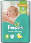 Подгузники, Pampers (Памперс) 8-14 кг №10 актив беби драй макси